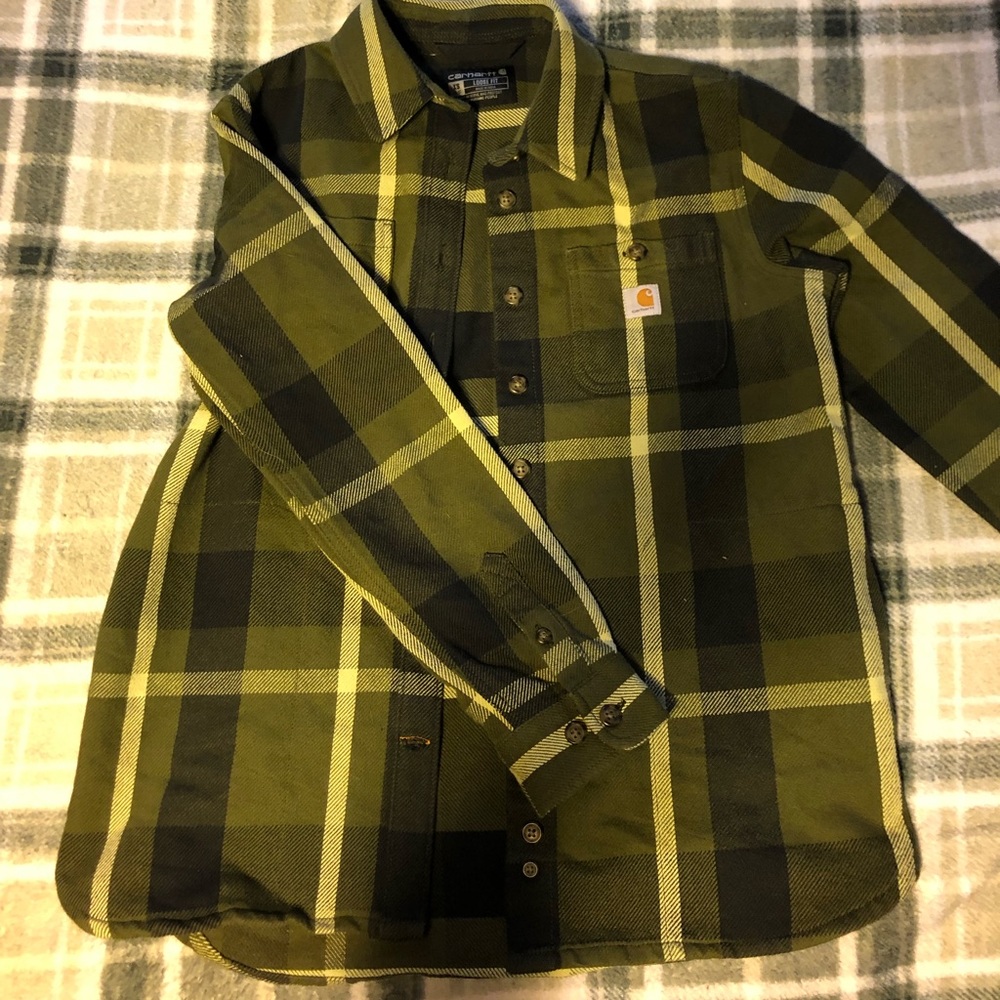 Carhartt Loose Fit Heavy Weight Twill Plaid Shirt